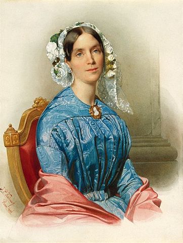 Kr&oacute;lewna Marianna Orańska w 1846 r. (akwarela, J. P. Koelman)