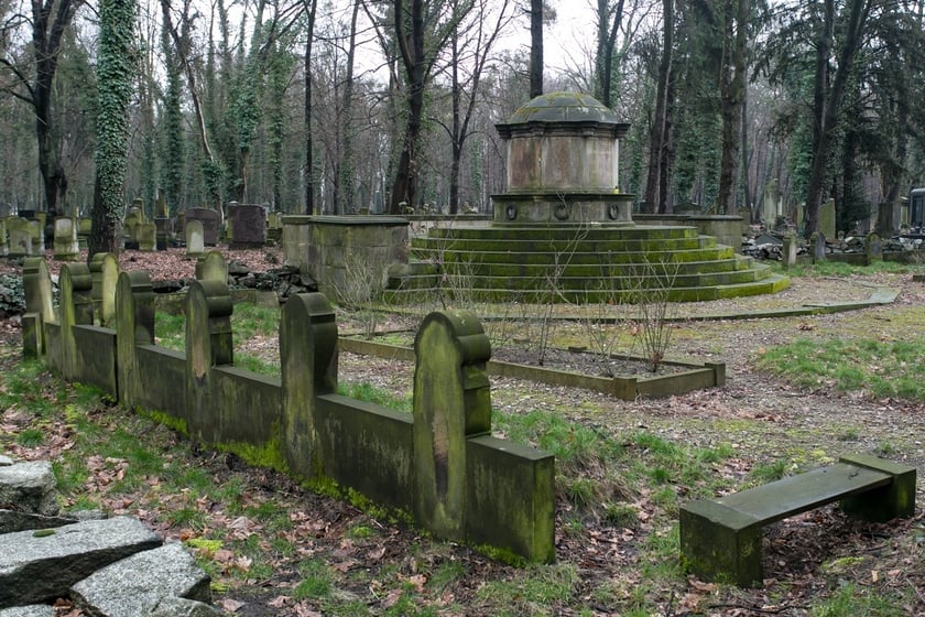 Budynki i obiekty zaprojektowane przez braci Ehrlichów we Wrocławiu. Pomnik poległych w I wojnie na cmentarzu przy ul. Lotniczej