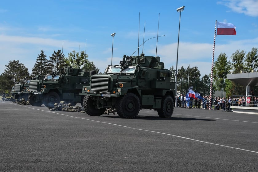 Uroczysta przysięga w 10 Brygadzie Łączności we Wrocławiu, 28.04.2024