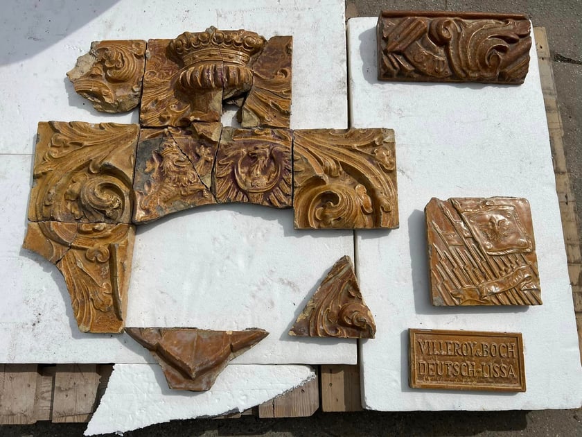Artefakty znalezione podczas renowacji Bastionu Sakwowego