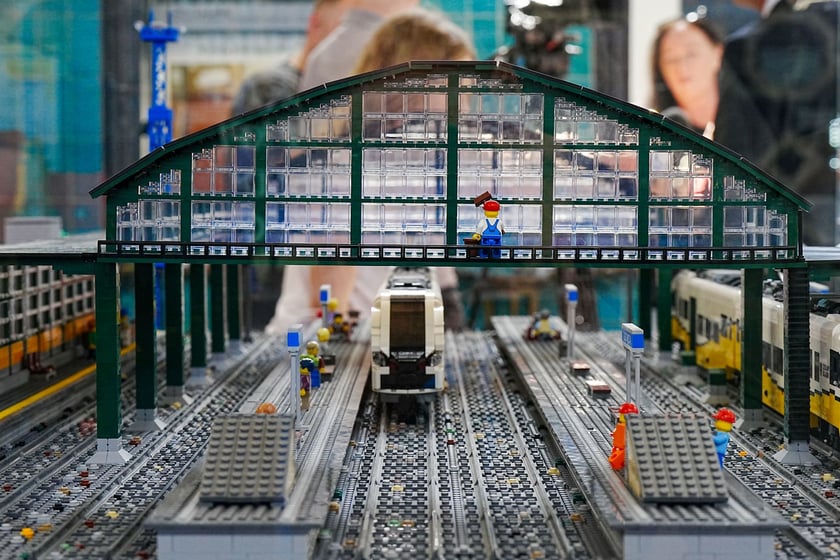 Stacja kolejowa Legnica z Lego
