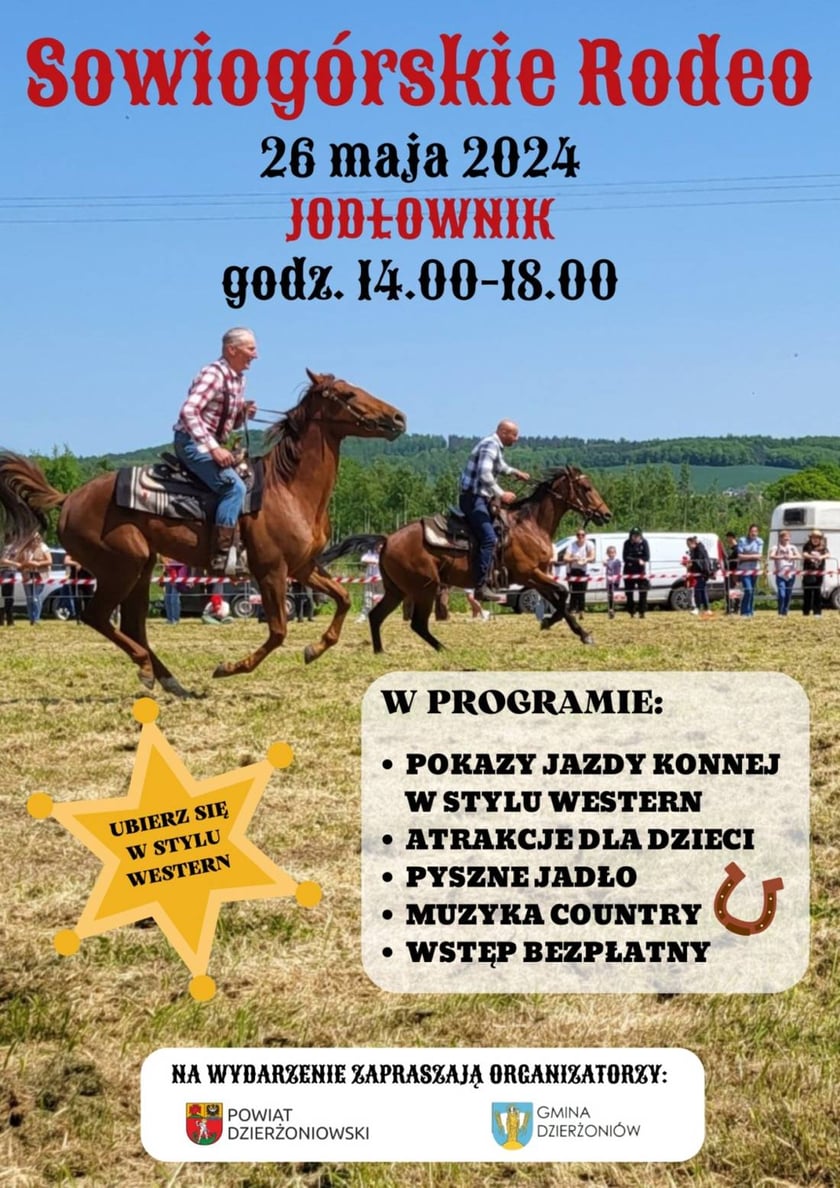 Pokazy rodeo w Jodłowniku