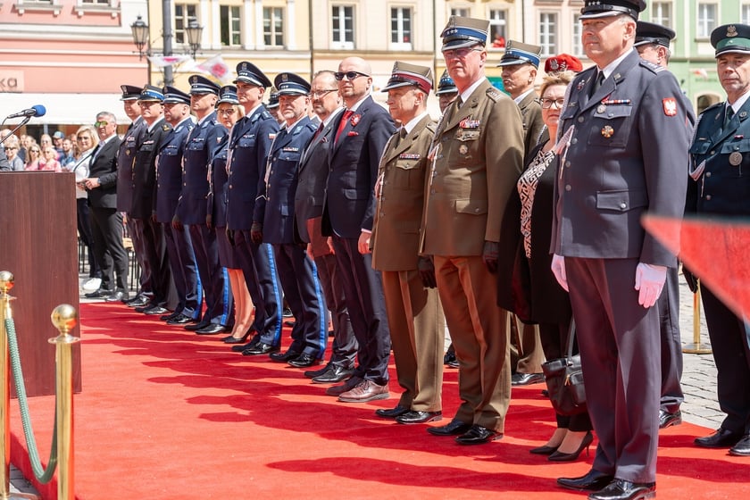 Dzień Flagi - świętowanie na wrocławskim Rynku