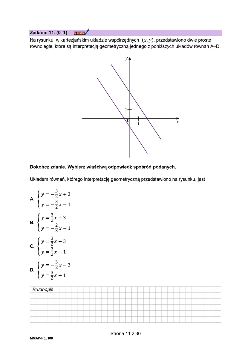 Formuła 2023, matura z matematyki
