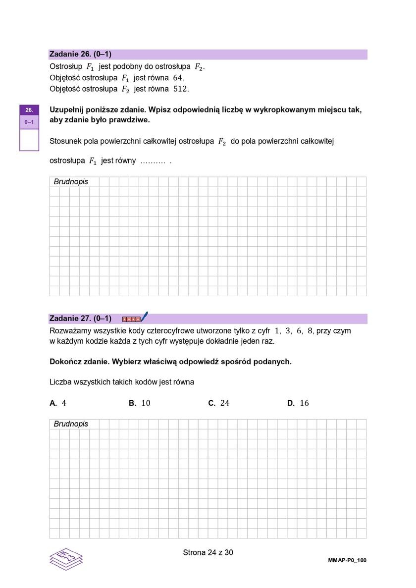 Formuła 2023, matura z matematyki