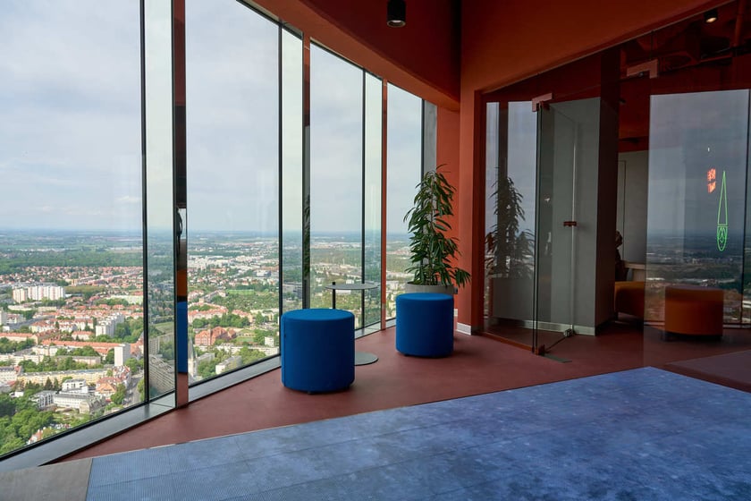 Tarasa widokowy w Sky Tower po modernizacji