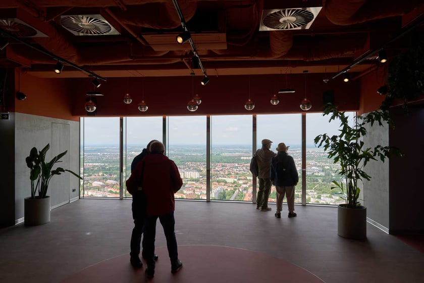 Tarasa widokowy w Sky Tower po modernizacji