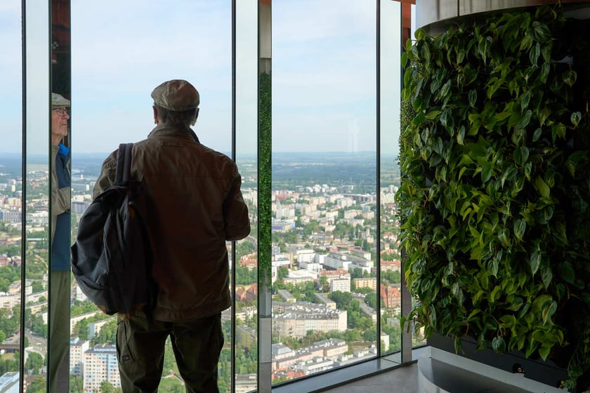 Tarasa widokowy w Sky Tower po modernizacji