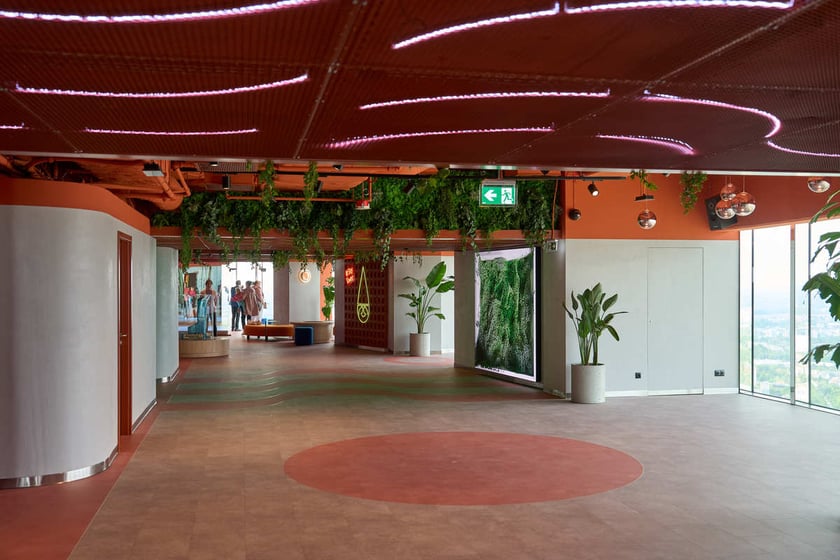 Tarasa widokowy w Sky Tower po modernizacji