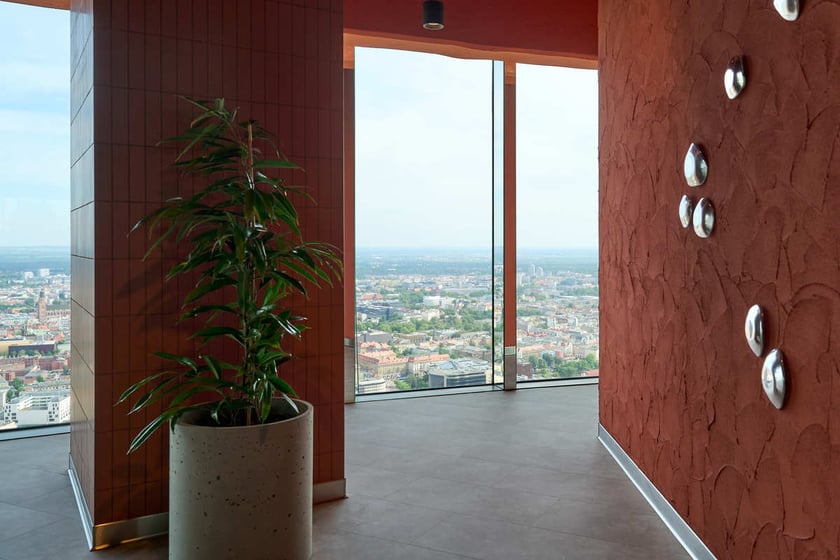 Tarasa widokowy w Sky Tower po modernizacji