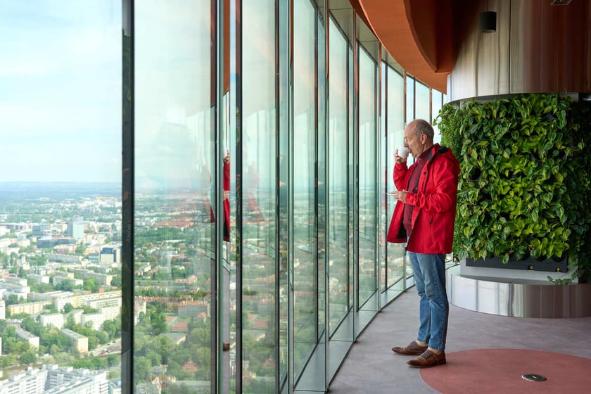 Tarasa widokowy w Sky Tower po modernizacji