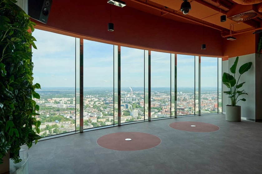 Tarasa widokowy w Sky Tower po modernizacji