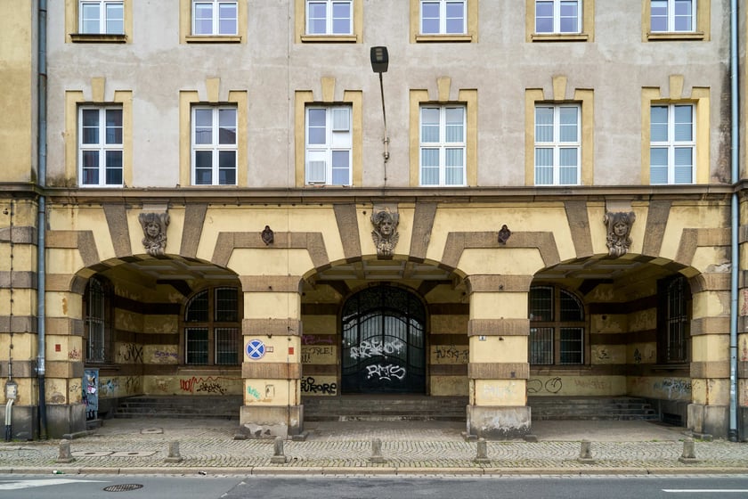 Była Poczta Paczkowa i Telegraf, także siedziba Orange Polska, na Starym Mieście
