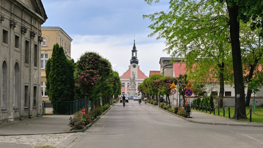 Poza zwiedzeniem zamku warto r&oacute;wnież pospacerować po urokliwej Rydzynie.