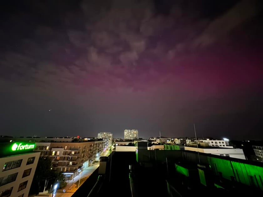 Zorza, noc z 10 na 11 maja 2024.