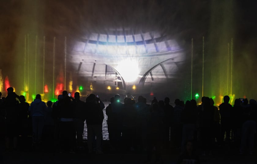 Otwarcie sezonu 2024 Fontanny Multimedialnej - pokaz specjalny: Katedra Demokracji