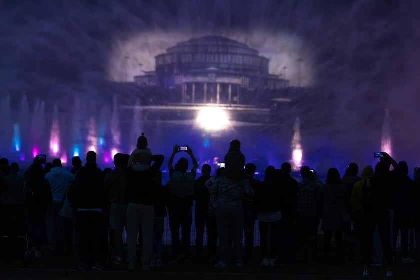 Otwarcie sezonu 2024 Fontanny Multimedialnej - pokaz specjalny: Katedra Demokracji