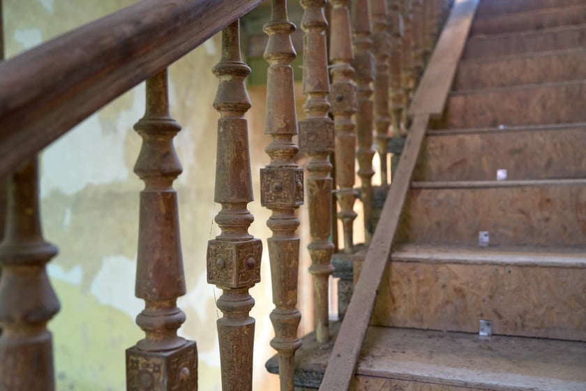 Budowa hotelu Arche Klasztor Wrocław w gmachu przy Kasprowicza, 9 maja 2024