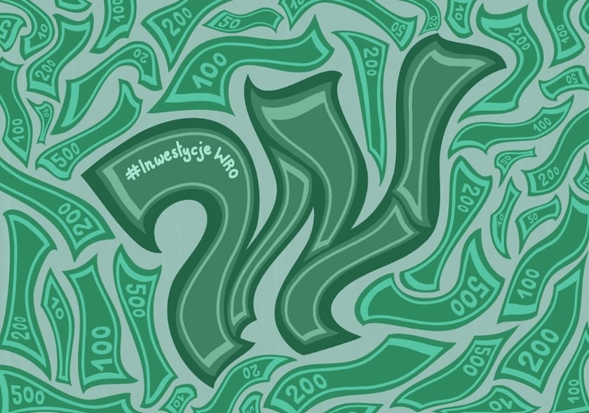 Projekt (lub fragment) nadesłany na konkurs Zaprojektuj mural #InwestycjeWRO