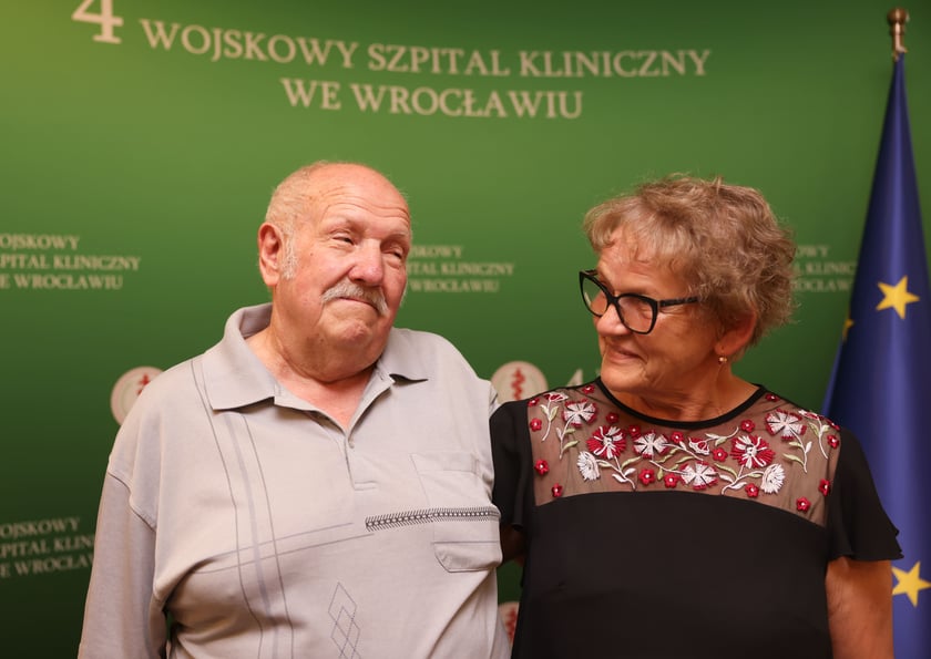 Danuta i Henryk z Lubina, pacjenci kardiologów ze szpitala wojskowego