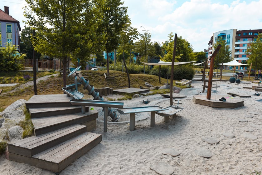 Wodny plac zabaw na Niskich Łąkach