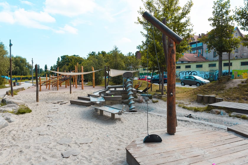 Wodny plac zabaw na Niskich Łąkach