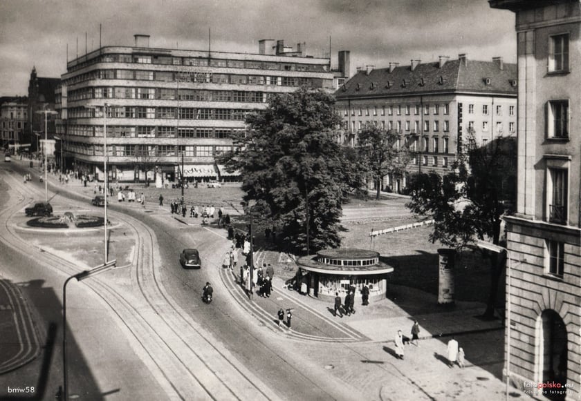 Plac Kościuszki z widocznym Okrąglakiem