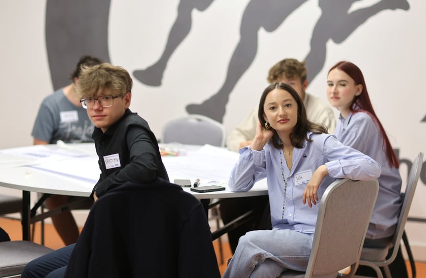 Warsztaty podczas debaty młodzieżowej na temat Strategii Wrocław 2050