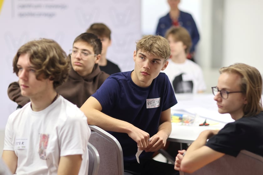 Warsztaty podczas debaty młodzieżowej na temat Strategii Wrocław 2050