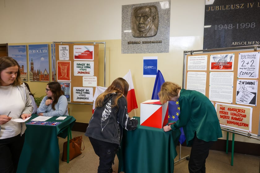 Prawybory do Parlamentu Europejskiego w IV LO we Wrocławiu