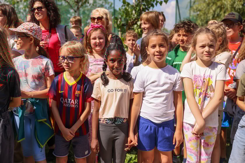 Dzień Sportu w Szkole Podstawowej nr 82 im. Budowniczych Wrocławia przy ul. Blacharskiej 13 (7.06.2024)