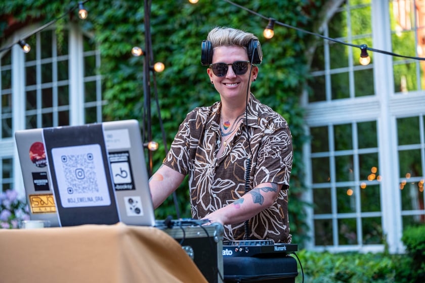 Potańcówka Wrocławska na dziedzińcu Ossolineum. Wrocław, 8 czerwca 2024