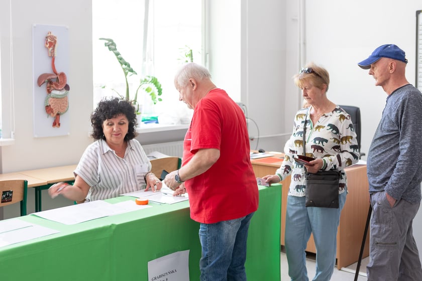 Wybory do europarlamentu we Wrocławiu. Komisja przy ul. Tęczowej