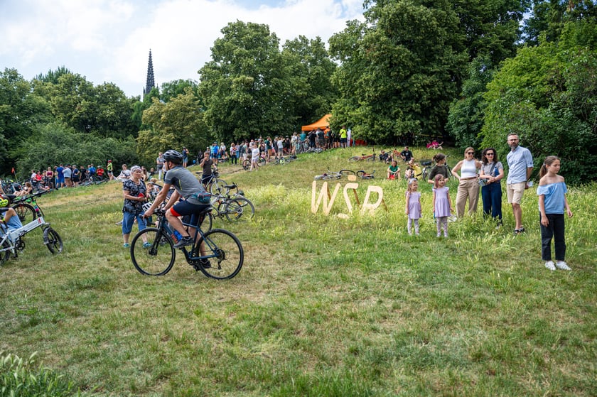 Wrocławskie Święto Rowerzysty w parku Tołpy