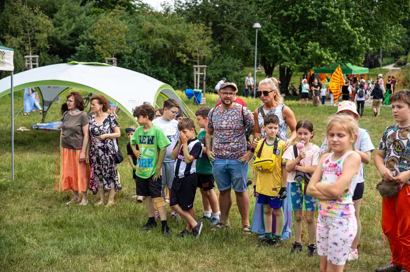 Wrocławskie Święto Rowerzysty w parku Tołpy