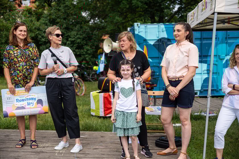 Wrocławskie Święto Rowerzysty w parku Tołpy