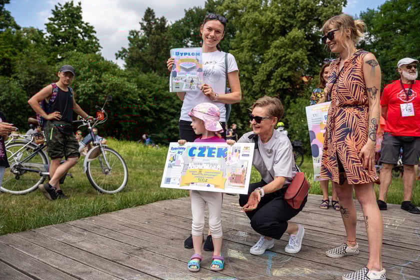 Wrocławskie Święto Rowerzysty w parku Tołpy