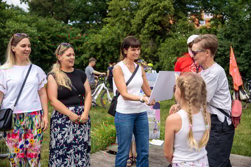 Wrocławskie Święto Rowerzysty w parku Tołpy