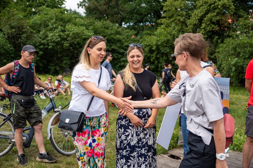 Wrocławskie Święto Rowerzysty w parku Tołpy
