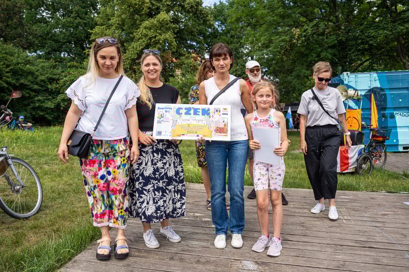 Wrocławskie Święto Rowerzysty w parku Tołpy
