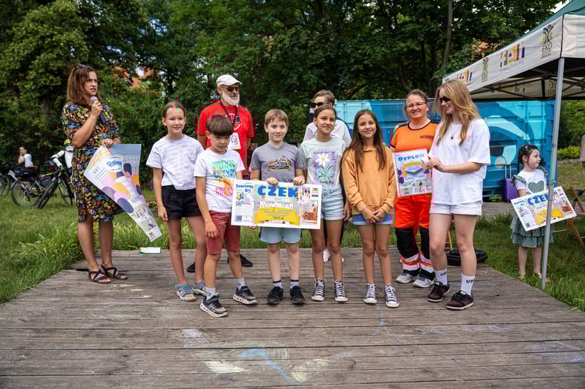 Wrocławskie Święto Rowerzysty w parku Tołpy