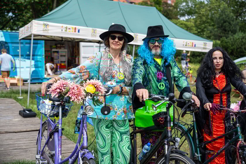 Wrocławskie Święto Rowerzysty w parku Tołpy