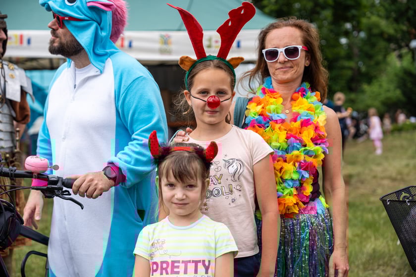 Wrocławskie Święto Rowerzysty w parku Tołpy