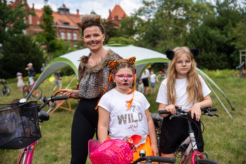 Wrocławskie Święto Rowerzysty w parku Tołpy