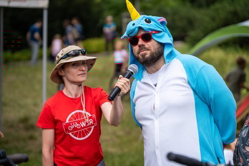 Wrocławskie Święto Rowerzysty w parku Tołpy