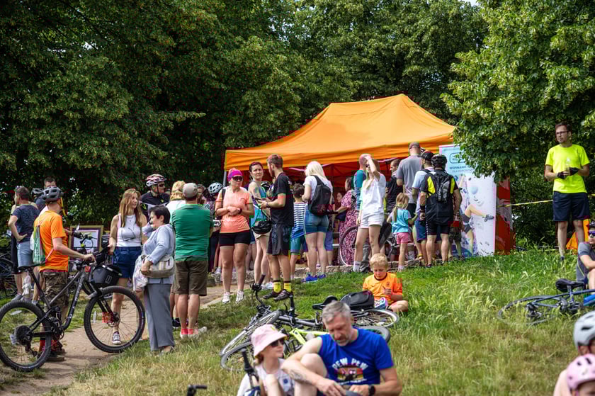 Wrocławskie Święto Rowerzysty w parku Tołpy