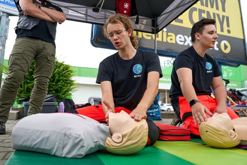 Uczestnicy akcji - Widzisz – reaguj – życie jest tylko jedno