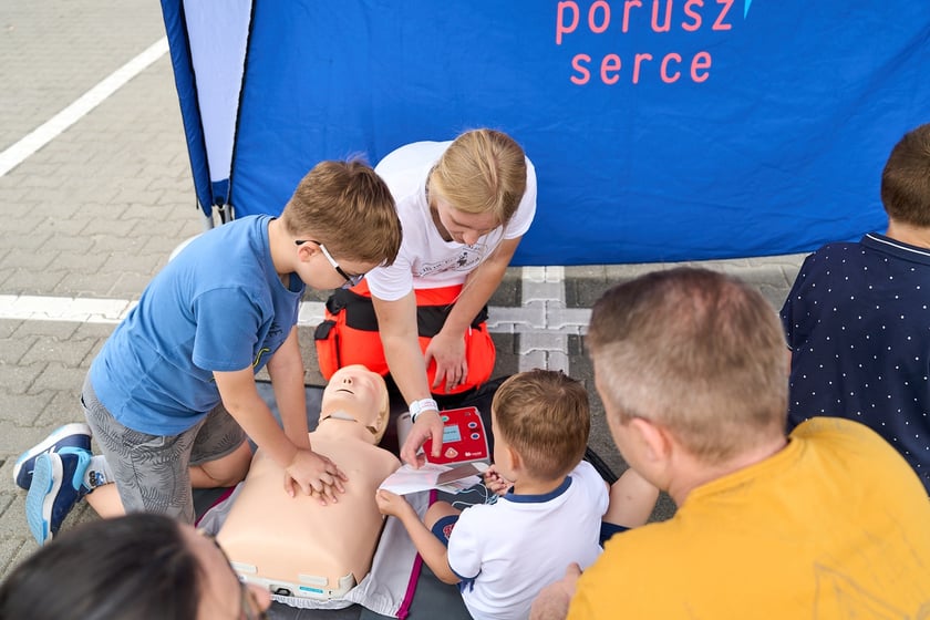Uczestnicy akcji - Widzisz – reaguj – życie jest tylko jedno