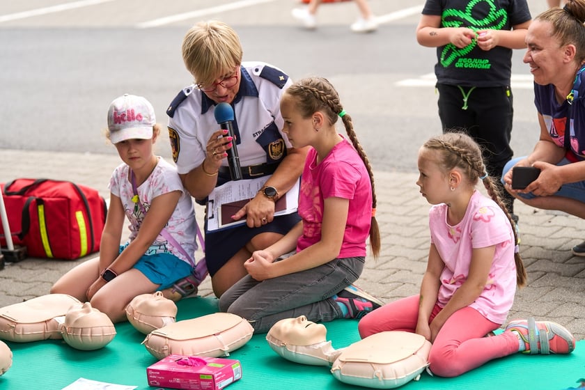 Uczestnicy akcji - Widzisz – reaguj – życie jest tylko jedno