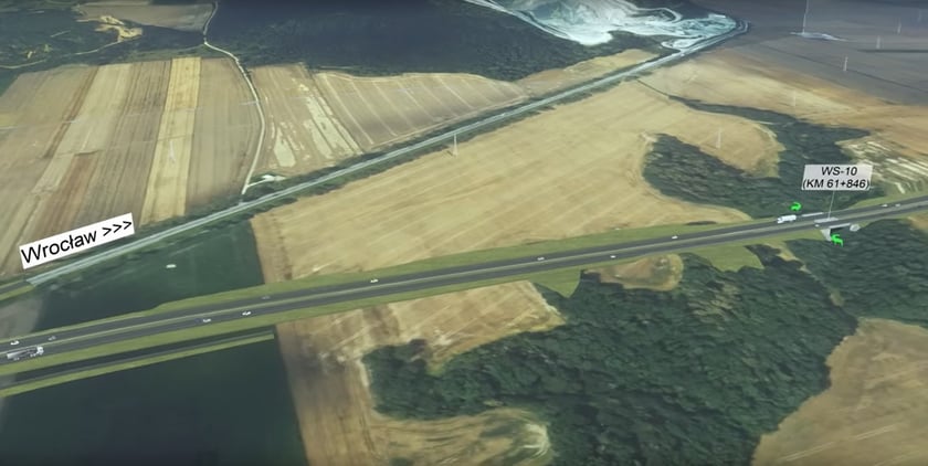 Wizaulizacje przebiegu trasy S8 między Bardem a Ząbkowicami Śląskimi